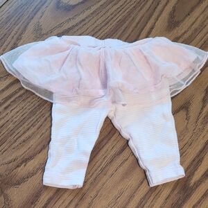 Carter's Pink Tutu Legging Pants Size 3 Months